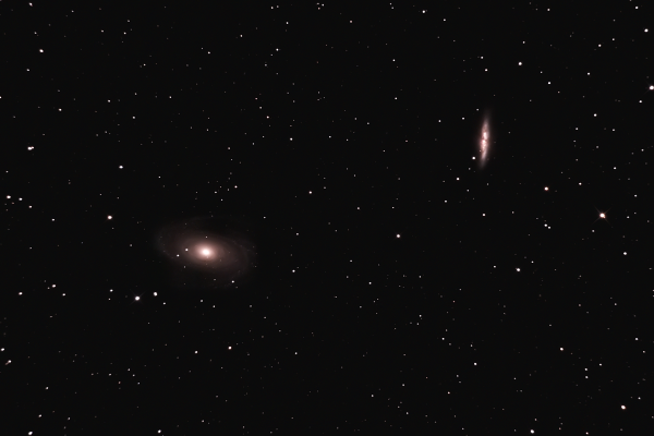 M81 & M82 - Bode's Galaxy & The Cigar Galaxy - астрофотография