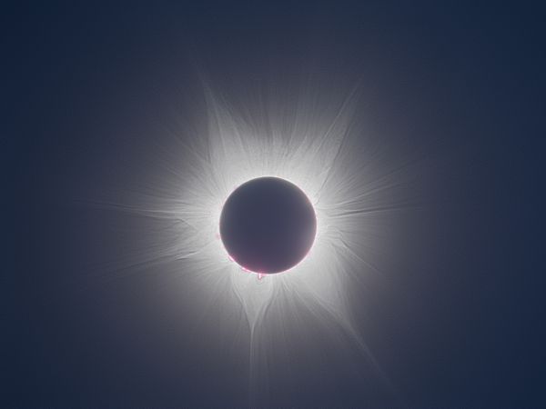 Полное солнечное затмение 20.04.2023, Восточный Тимор (HDR) - астрофотография