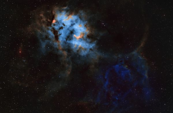 Sh2-132  Туманность Лев  - астрофотография
