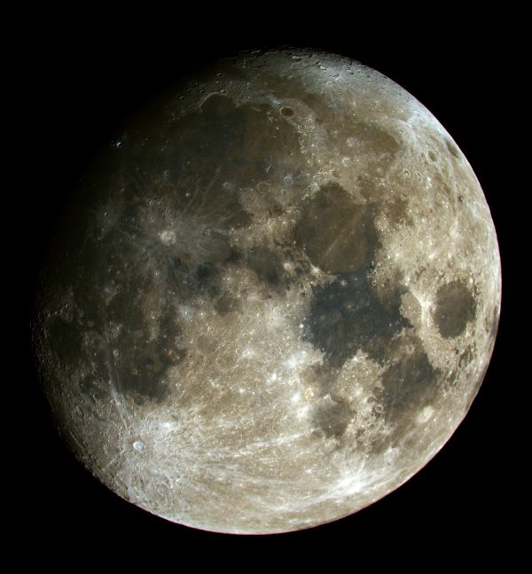 Луна октября - астрофотография