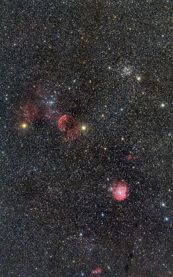 SH2-252. SH2-248, M35 - астрофотография