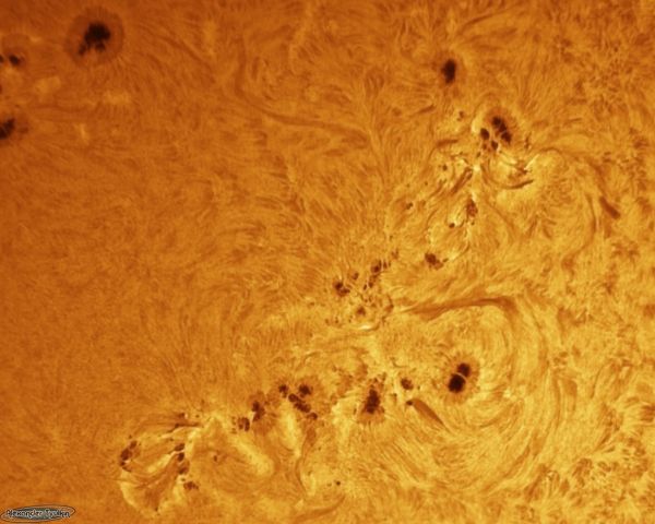 Large active zone - Astrophotography