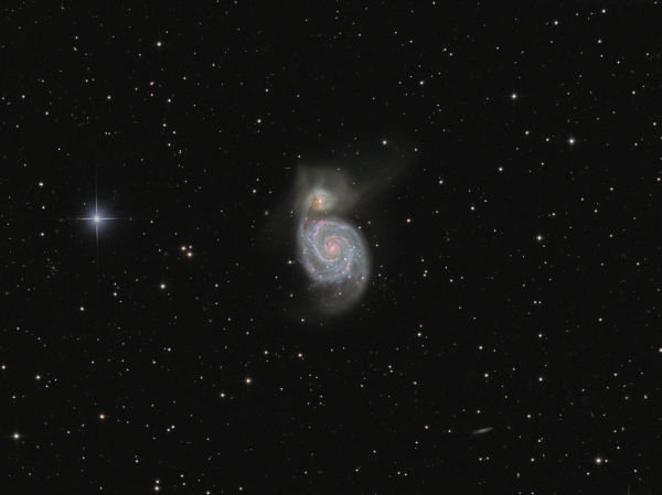 M51/NGC5194 (Galaxy) HaLRGB - астрофотография