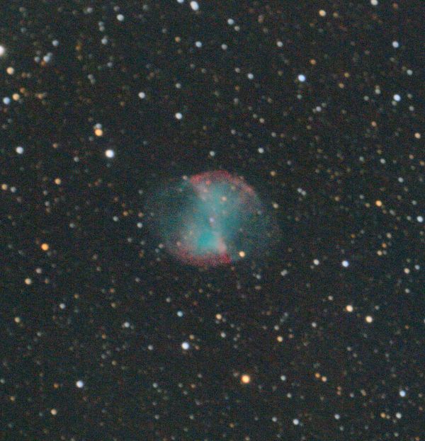 M27 "Гантель" на Mak90 - астрофотография
