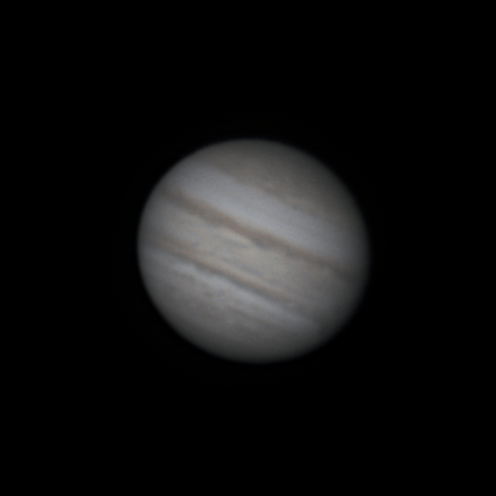 Анимация вращения Юпитера за 66 минут 08 Августа 2022 года - астрофотография
