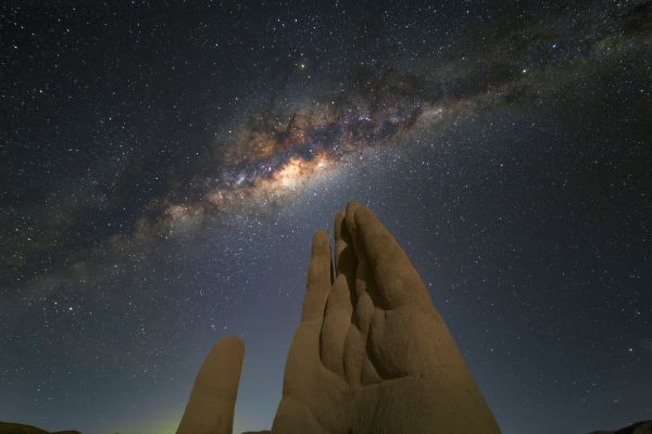Desert Hand and the Milky Way - Astrophotography