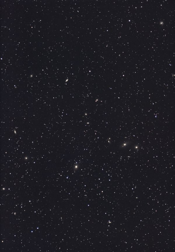 Markarian's Chain, M87, M89, M90, M100 - Astrophotography