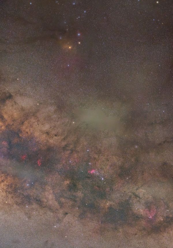 Scorpion panorama, 91 frames - Astrophotography