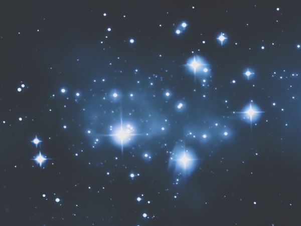 Рассеянное скопление М45 Плеяды-05.01.2023 - астрофотография