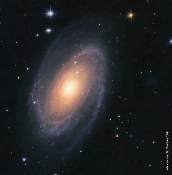 M81 in LRGB  - астрофотография