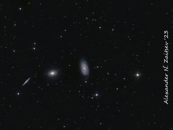 Галактики UGC 9969 (NGC5985), UGC 9961, UGC 9948 в LRGB - астрофотография