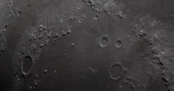 Луна-Море дождей, кратеры Платон, Архимед, Автолик, Аристилл - астрофотография