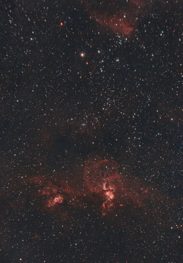 NGC3576 - Statue of Liberty Nebula - Astrophotography