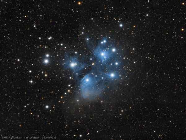 Плеяды (M45). - астрофотография