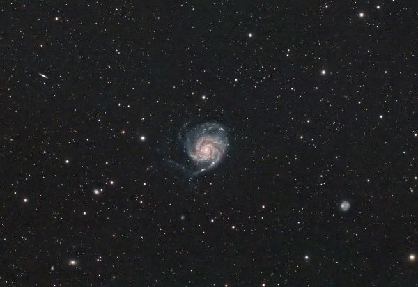 M101 Galassia Girandola (Pinwheel Galaxy) - астрофотография