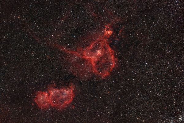 Туманности Душа и Сердце - Astrophotography