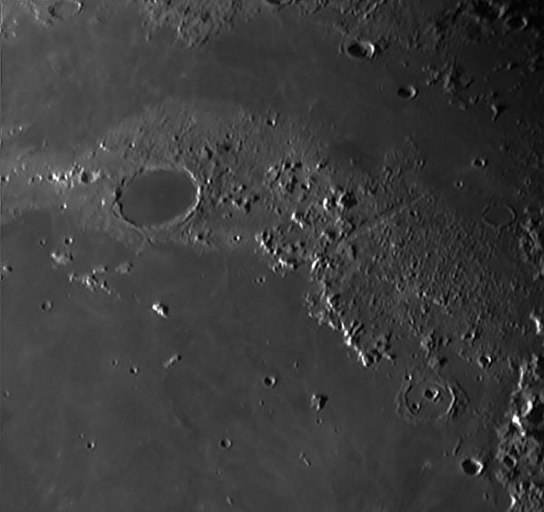 Plato Crater, the Alps - Astrophotography