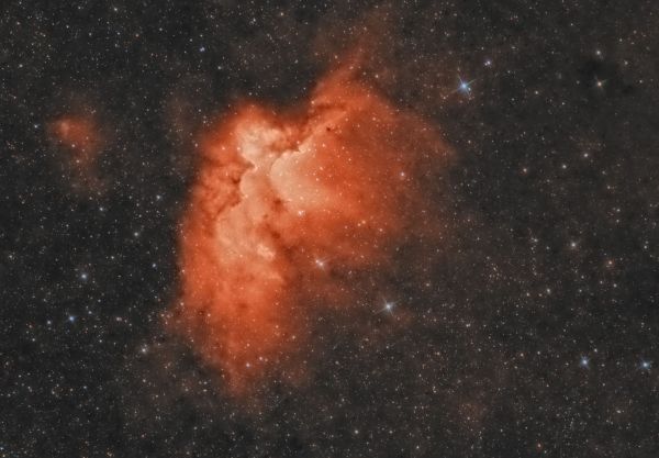  Туманность NGC7380 Колдун - астрофотография