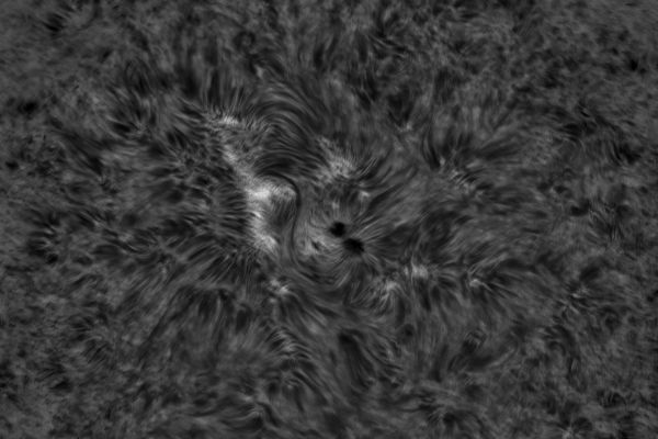 2020.08.10 Sun AR12770 H-Alpha - астрофотография
