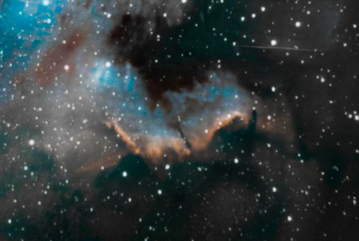 LBN 354 The Cygnus Wall (false SHO) - Astrophotography