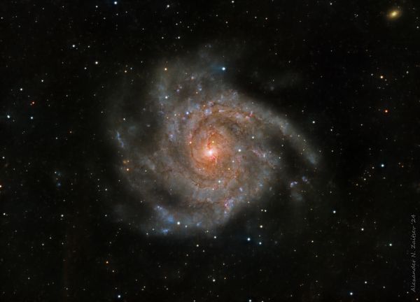 Галактика IC342 (UGC2847, Caldwell5) в LRGB - астрофотография