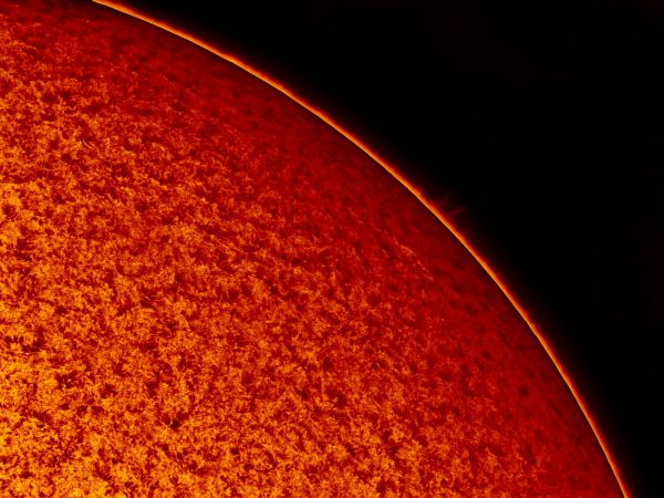 2018.08.04 Sun prominence H-Alpha - астрофотография