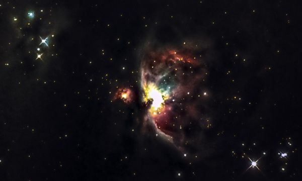 М42 и NGC1977 в созвездии Ориона  - астрофотография