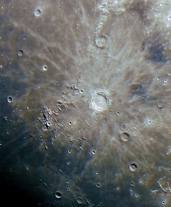Copernicus crater - астрофотография