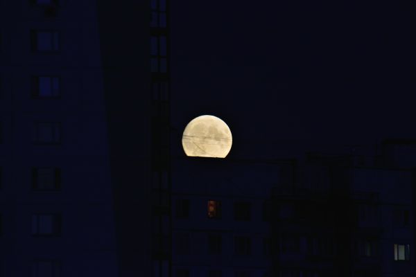 Восход Луны. 12.07.22 - астрофотография