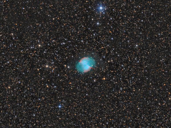 Dumbbell Nebula - M27 (crop) - астрофотография