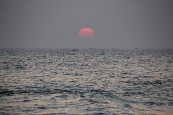 Закат над Индийским океаном - астрофотография