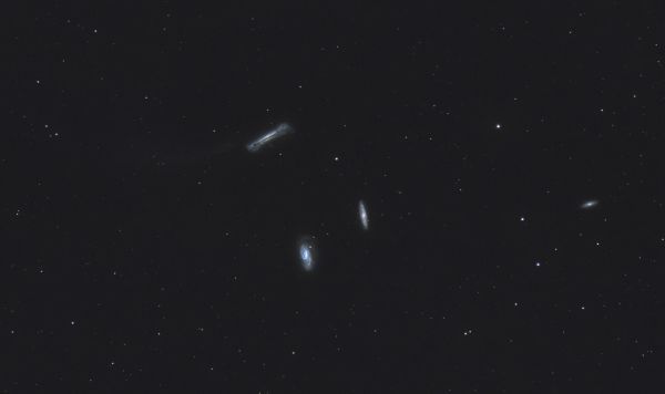 Leo Triplet (M65, M66, NGC 3628, NGC 3593) - Astrophotography