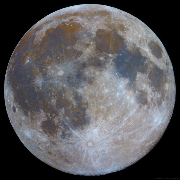 Полная Луна 28 марта - астрофотография