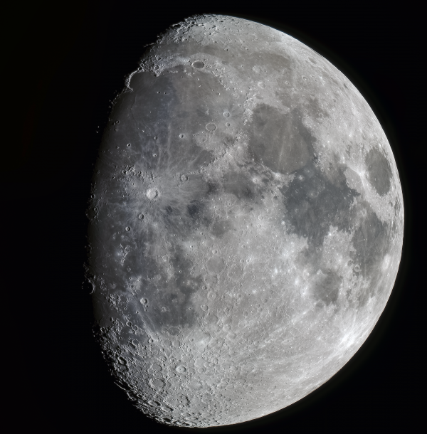Луна 10.12.2019. Мозаика из 8 снимков. - астрофотография