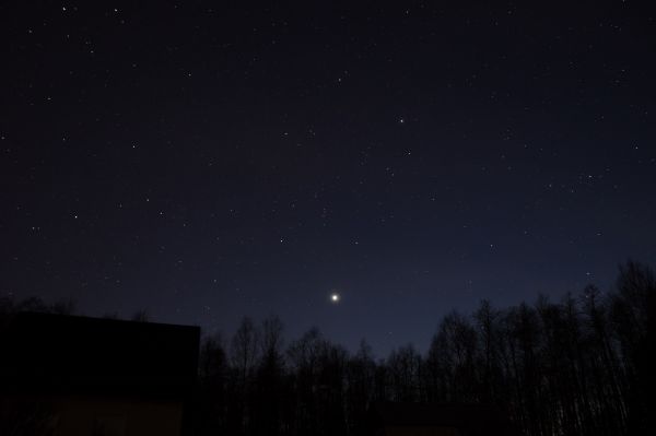 Венера среди звезд 22.04.2020 - астрофотография