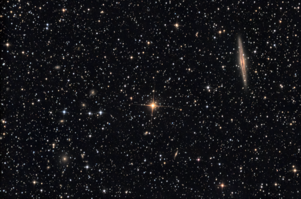 NGC_891 и "соседи". - астрофотография