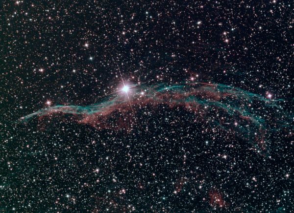 NGC 6960 West Veil nebula - астрофотография