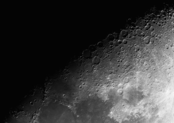 Moon terminator - астрофотография