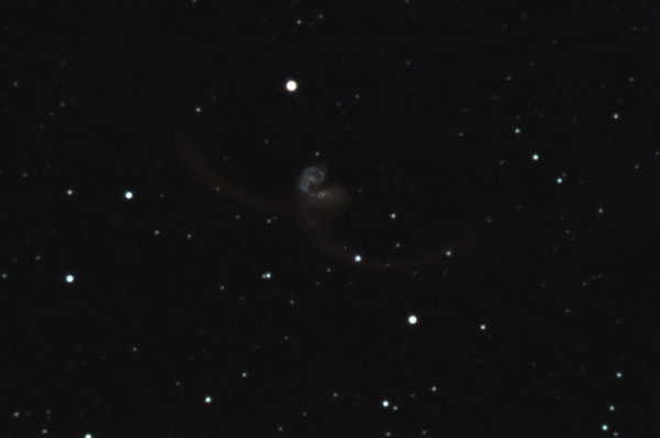 Галактики "Антенны" (Antennae Galaxies, NGC 4038/NGC 4039) - астрофотография