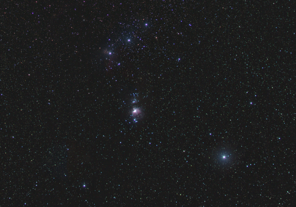 orion, horsehead, flame, witch head nebulae  - астрофотография