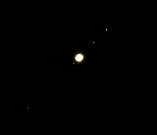 Jupiter and its moons through Seestar - Astrophotography