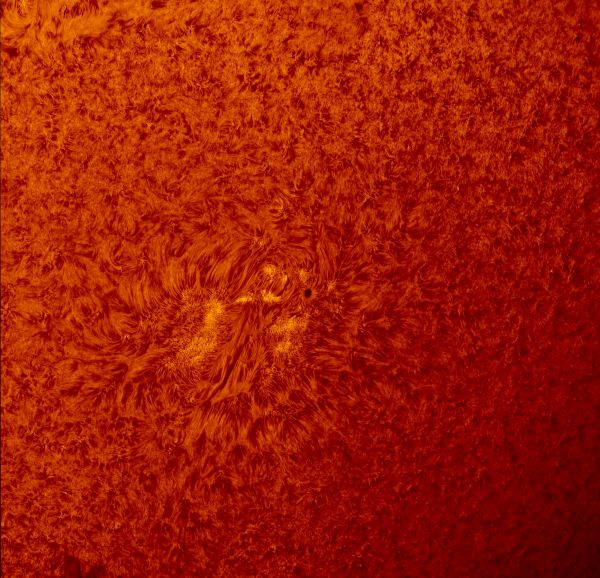 2016.08.28 Sun AR2580 H-Alpha - астрофотография