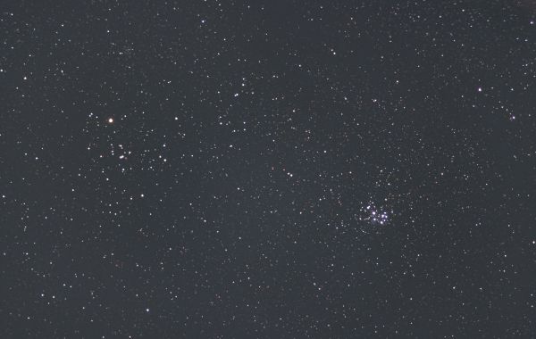 Pleiades and Aldebaran - астрофотография