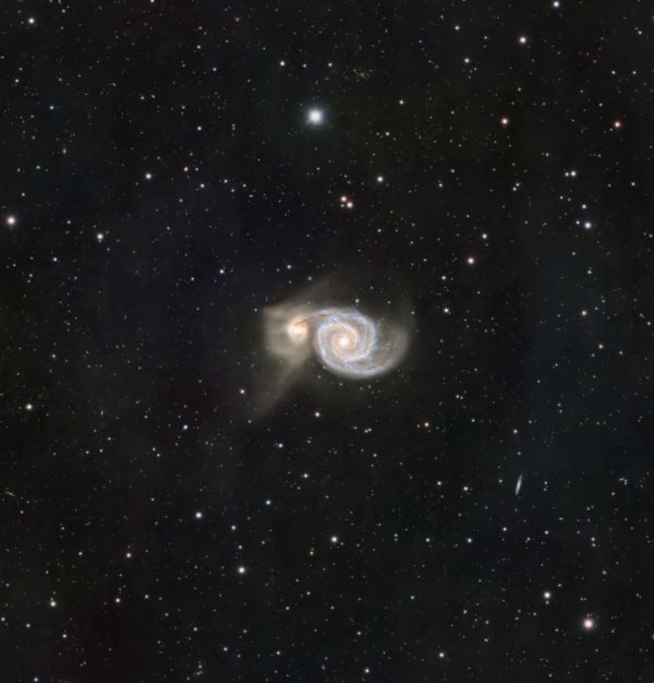 M51, RASA 8", 4 hrs (no filter) - Astrophotography