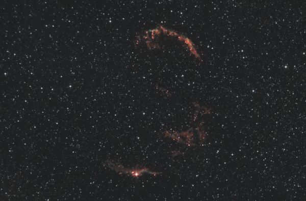 NGC 6992, NGC 6060 / Veil Nebula - астрофотография