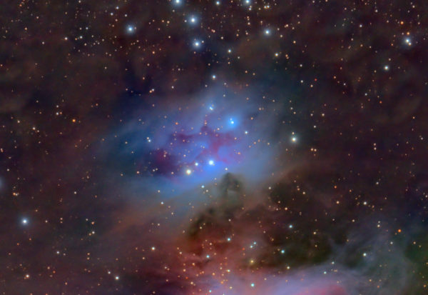 Туманность NGC1977 "Бегущий Человек" - астрофотография