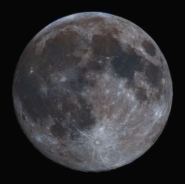 Луна червя 2023 - астрофотография