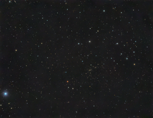 Скопление галактик в Гончих Псах Abell 1831 - астрофотография