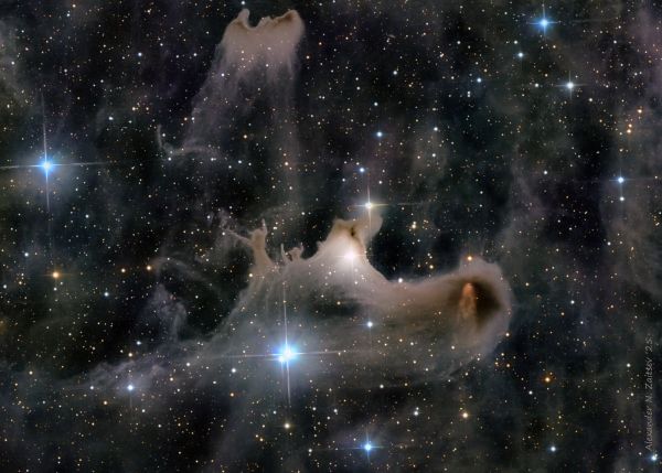 Sh2-136 (VdB 141) in LRGB filters - Astrophotography