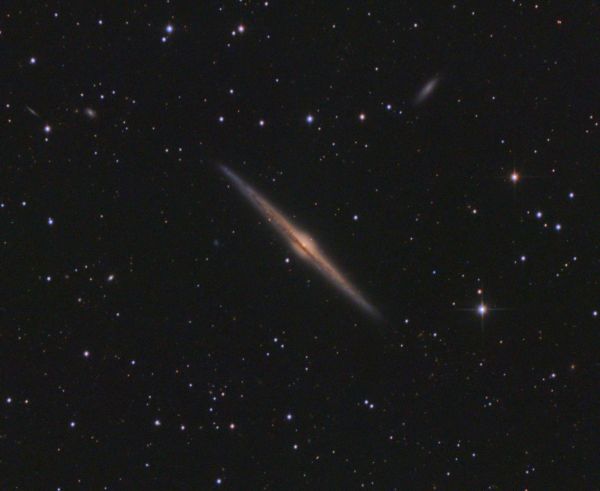 NGC 4565 Галактика Игла - астрофотография